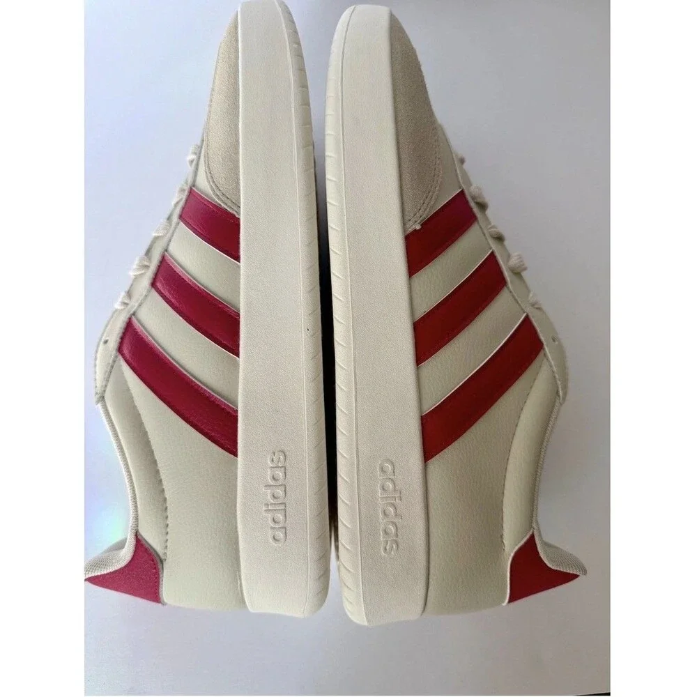 Adidas Barreda JR1319 Cream White Red Men's 10